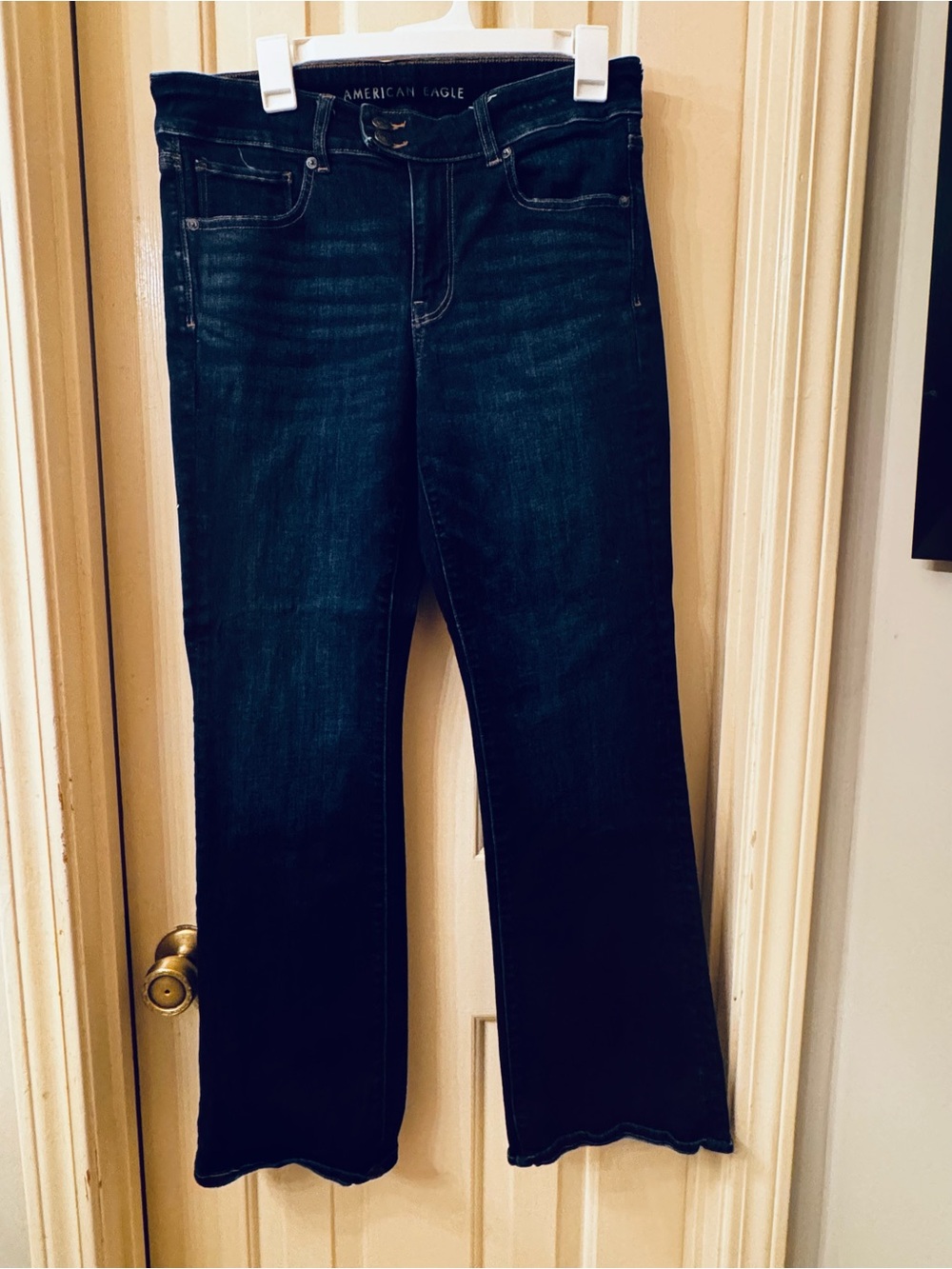 American Eagle Outfitters Women’s Dark Indigo Flare Jeans